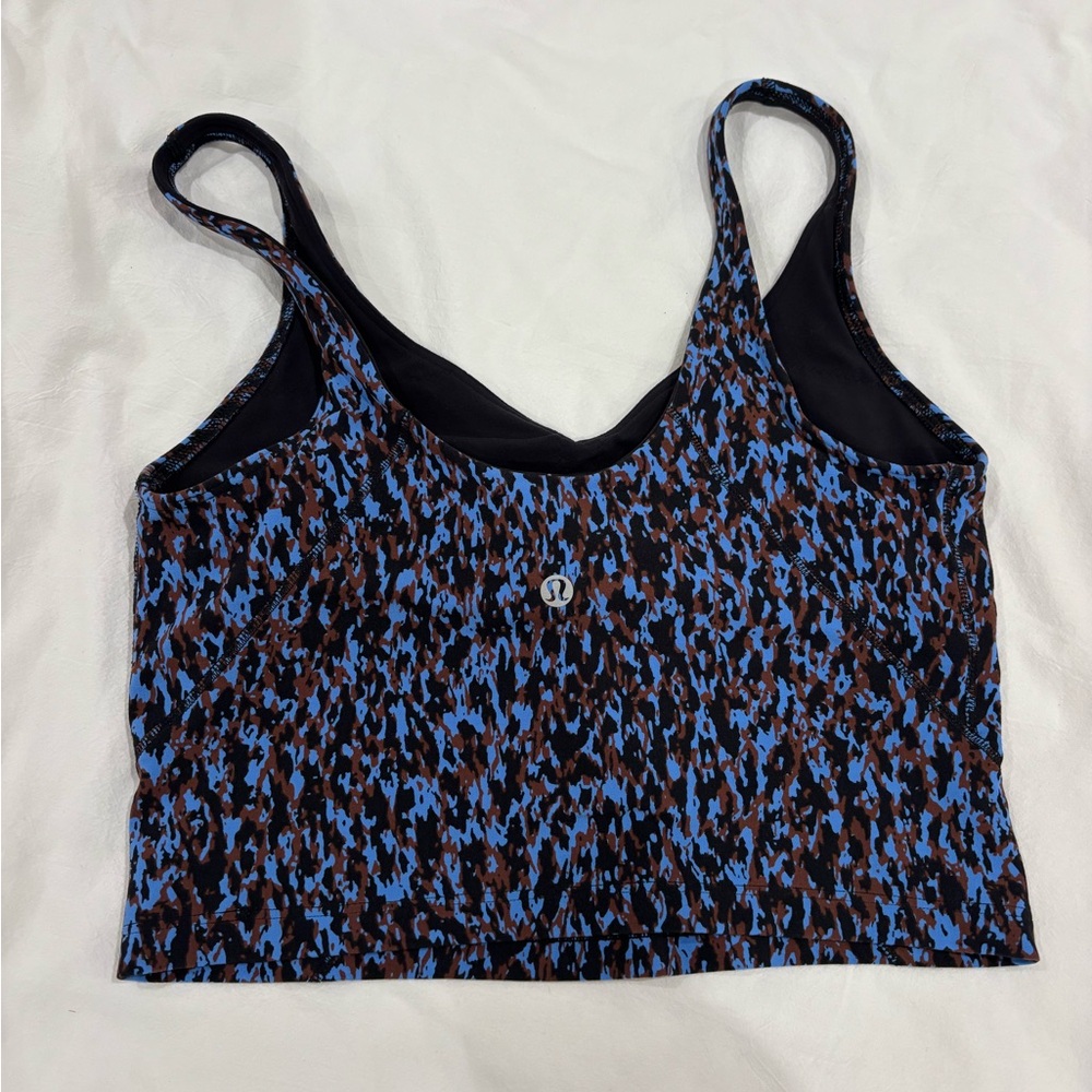 Lululemon Blue and Brown Align Top